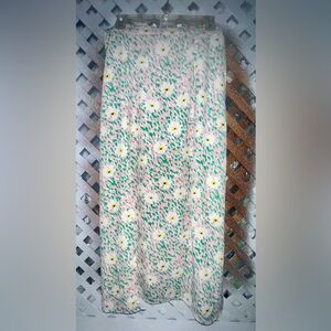 Originality Floral Print Maxi Skirt Spring Easter size XL